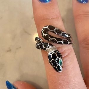 Sterling Silver Snake Ring